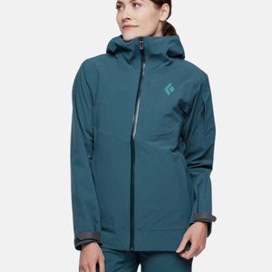 Black Diamond women's Recon Stretch Ski Jacket - Size Small Navy Blue